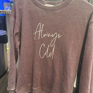 Always Cold pullover